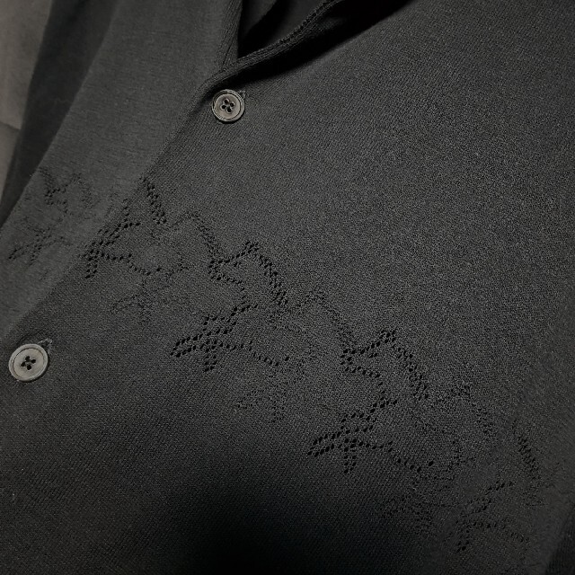 【専用出品】HERMES 馬刺繍 コットンニットシャツ