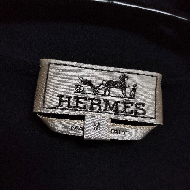 【専用出品】HERMES 馬刺繍 コットンニットシャツ