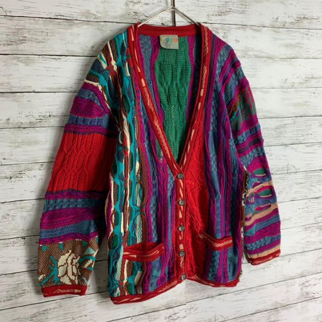coogi 立体 編込み 3D カーディガン最終値下げ お買い得販売中 www.m
