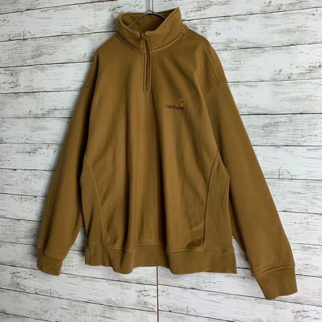 Charhartt WIP(カーハートダブリューアイピー)の【即完売モデル】carhartt WIP スウェット　トレーナー　ハーフジップ メンズのトップス(スウェット)の商品写真