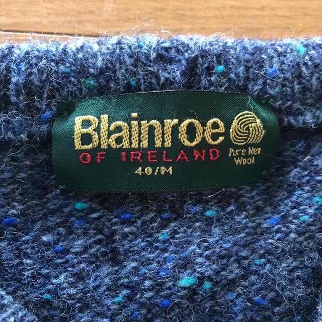 Ireland製　blainroe ヘンリーネック　ニット　ビンテージ　レア メンズのトップス(ニット/セーター)の商品写真