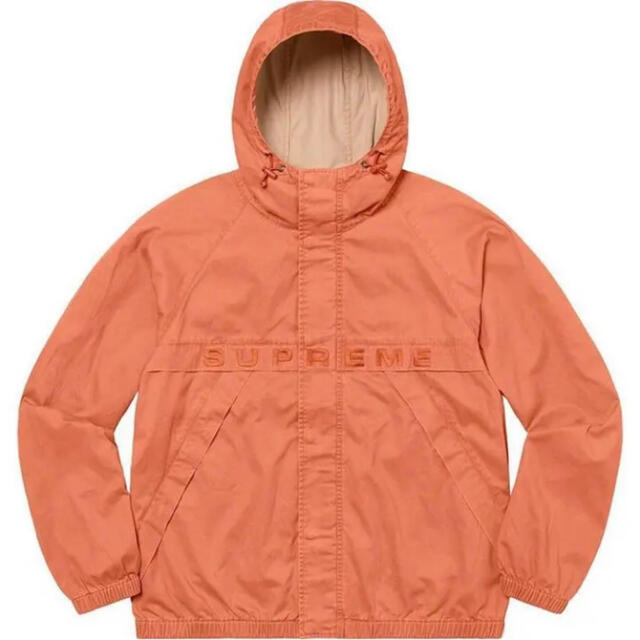 supreme overdyed twill hooded jacket M