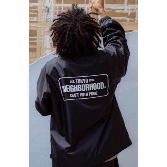 NEIGHBORHOOD - BLACK XL 22AW NEIGHBORHOOD WINDBREAKERの通販 by