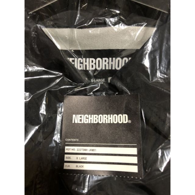 NEIGHBORHOOD - BLACK XL 22AW NEIGHBORHOOD WINDBREAKERの通販 by