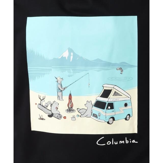 Columbia(コロンビア)のコロンビア Columbia ロンT アウトドア　ブラック メンズのトップス(Tシャツ/カットソー(七分/長袖))の商品写真