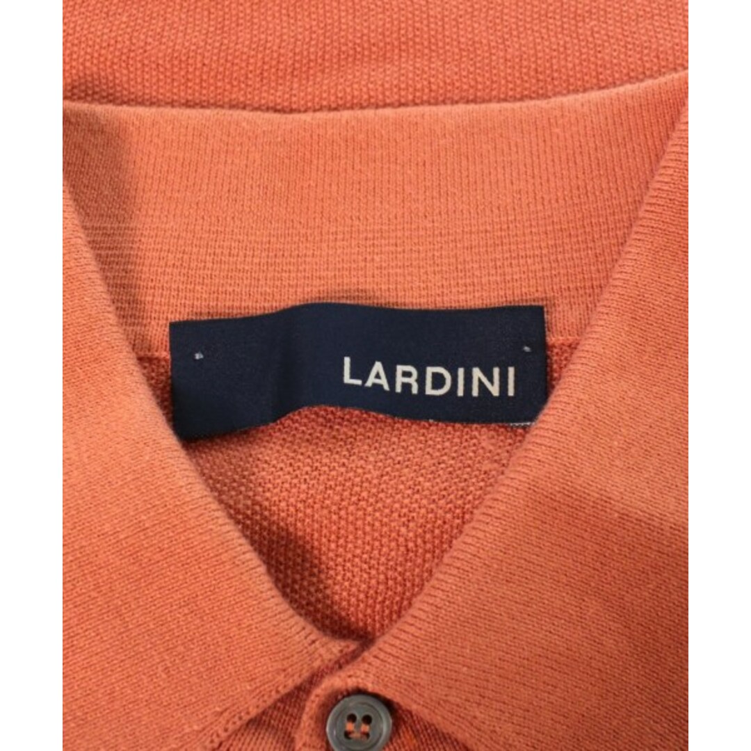 LARDINI(ラルディーニ)のLARDINI ラルディーニ ニット・セーター 44(S位) オレンジ 【古着】【中古】 メンズのトップス(ニット/セーター)の商品写真