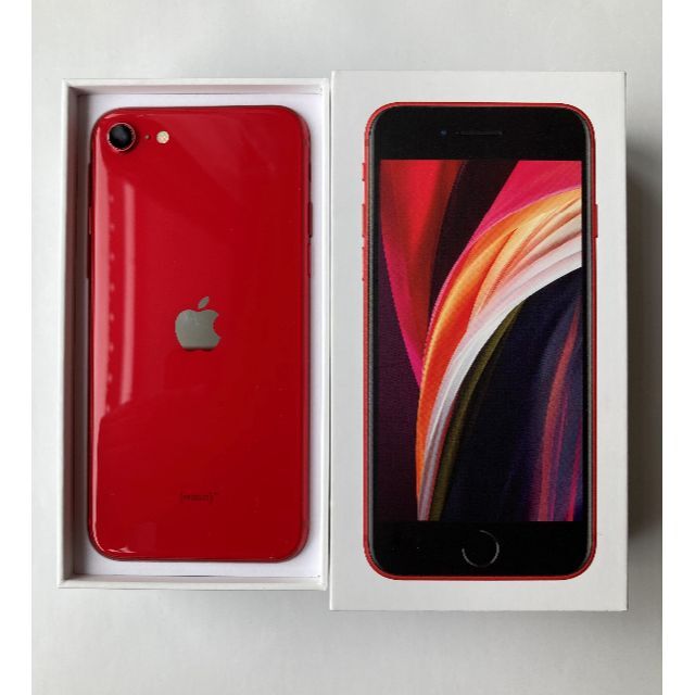 SIMフリー iPhone SE2 64GB  97 %   赤