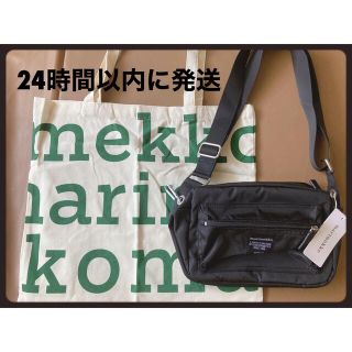 マリメッコ(marimekko)のマリメッコ　マイシングス　 ショルダーバッグ　ブラック　新品　鞄トートバッグ(ショルダーバッグ)