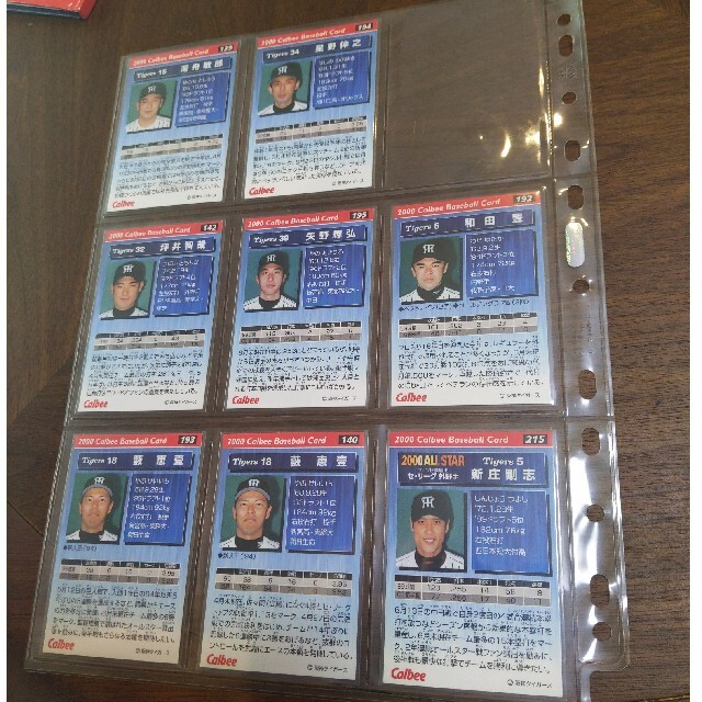 カルビー(カルビー)のプロ野球チップス　復刻版じゃない2000年　サイン入りカード　阪神まとめ エンタメ/ホビーのタレントグッズ(スポーツ選手)の商品写真