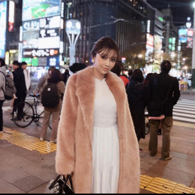 eimy istoire - eimy istoire ロングファーコート S Pinkの通販 by eimy istoire - eimy istoire ロングファーコート S Pinkの通販 by
