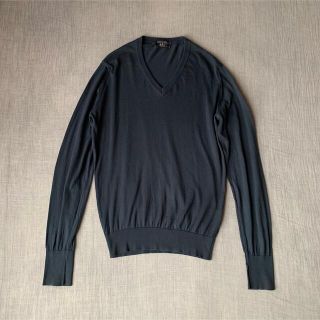 ジョンスメドレー(JOHN SMEDLEY)のJOHN SMEDLEY APC Vネック コットンニット ジョンスメドレー(ニット/セーター)