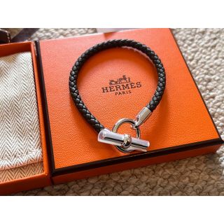 Hermes - 【新品未使用】エルメス レザーブレスレット グレナンH の