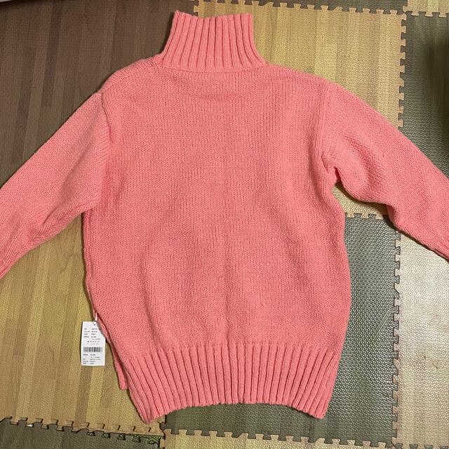 Aunt Marie's(アントマリーズ)のタートルネックニット pink レディースのトップス(ニット/セーター)の商品写真