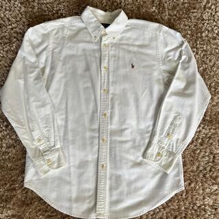 ラルフローレン(Ralph Lauren)のラルフローレン ボタンダウンシャツ 白 160(ブラウス)