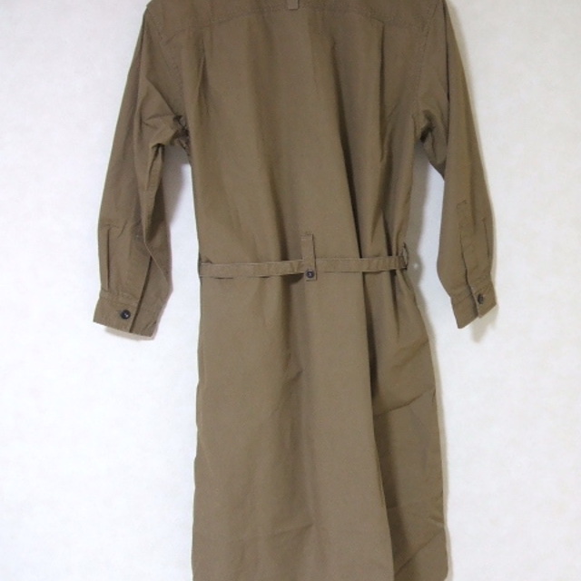 MARGARET HOWELL - MHL. 595-0258501 DRY COTTON POPLIN サイズ1 ベルト付き ワンピース