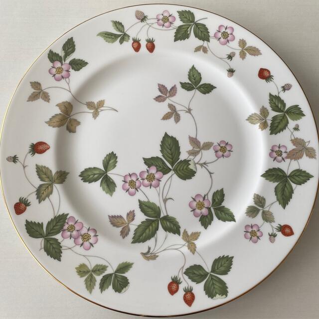 WEDGWOOD ウエッジウッド ワイルドストロベリー プレート 大皿 27㎝ - 食器