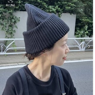 プラージュ(Plage)の新品！Plage　Beanie　ブラック(ニット帽/ビーニー)