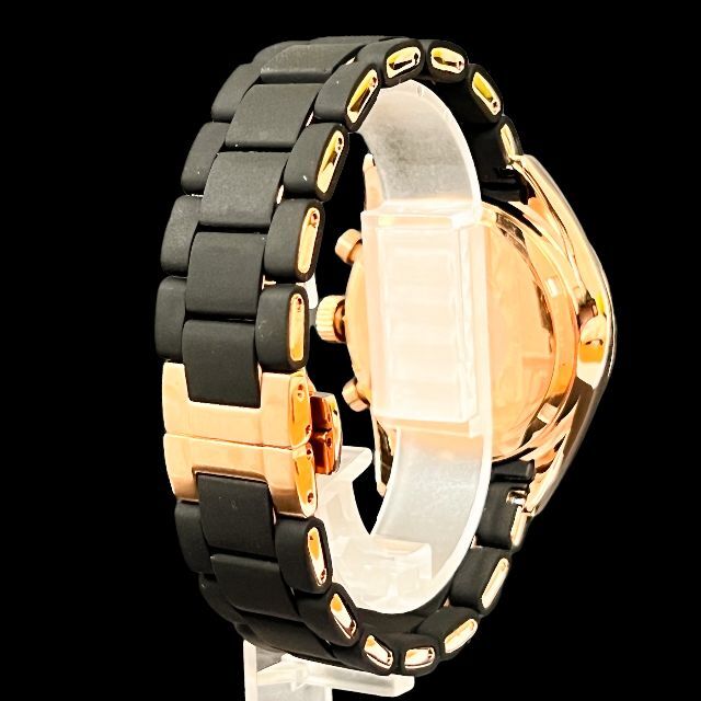 Emporio Armani(エンポリオアルマーニ)の【新品未使用】エンポリオアルマーニ★レディース腕時計★ブラック メンズの時計(腕時計(アナログ))の商品写真