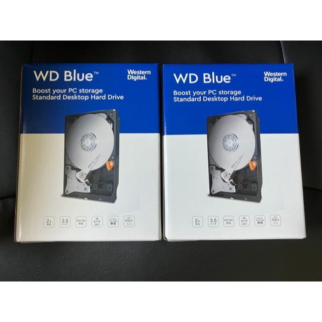 2台セット Western Digital 8TB HDD WD80EAZZ