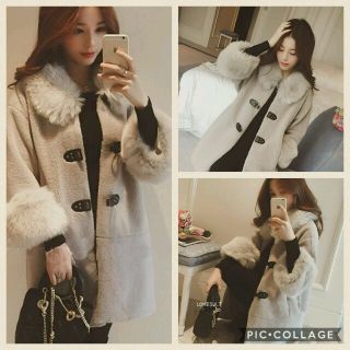 ❤新品、即日発送❤現品限り ボアコート 灰色 zara、spins系(毛皮/ファーコート)