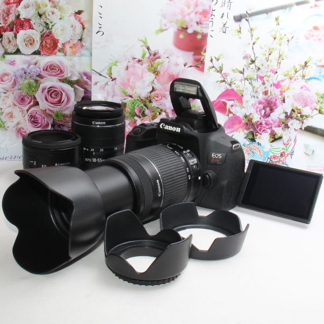 ❤️予備バッテリー付❤️Canon Kiss X10i 超望遠トリプルレンズ ❤️予備バッテリー付❤️Canon Kiss X10i 超望遠トリプルレンズ