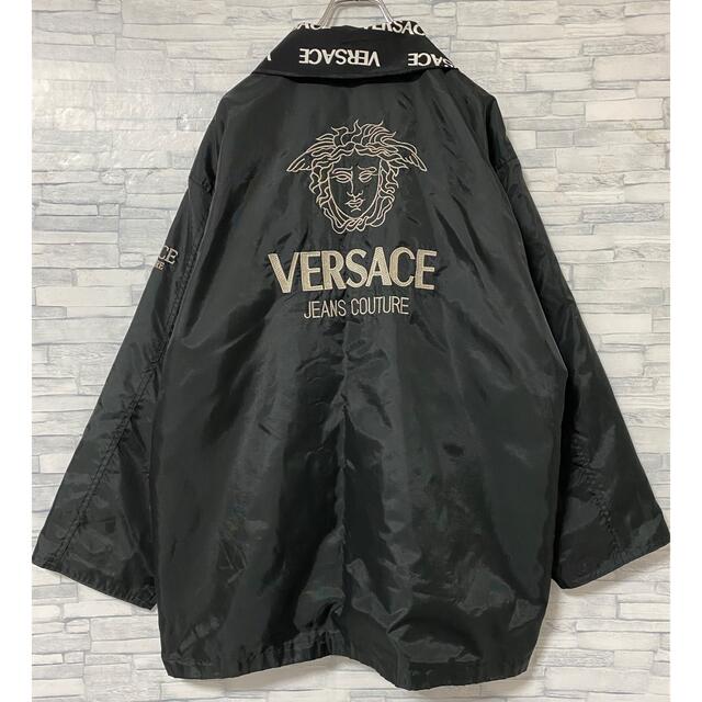 希少【GIANNI VERSACE】vintage リバーシブルジャケット 古着-