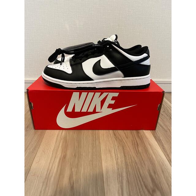 【新品 未使用】NIKE DUNK LOW BLACK パンダ 27.5