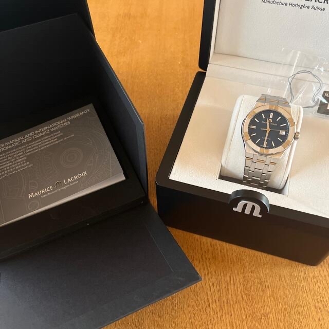 MAURICE LACROIX(モーリスラクロア)のモーリスラクロア アイコン ブルー　AI6007-SS002-430-1 未使用 メンズの時計(腕時計(アナログ))の商品写真
