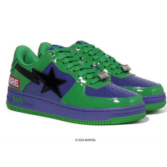 BAPE MARVEL HULK ハルク US9.5 スニーカー STA