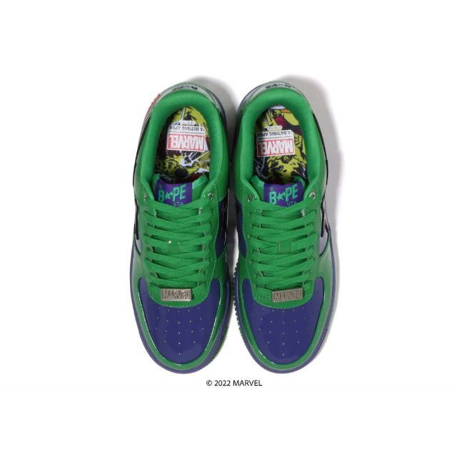 BAPE MARVEL HULK ハルク US9.5 スニーカー STA