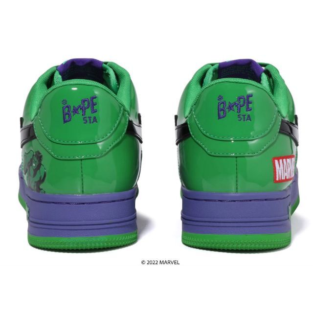 BAPE MARVEL HULK ハルク US9.5 スニーカー STA