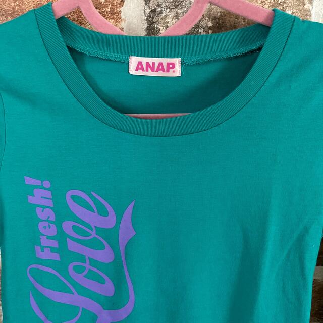 ANAP(アナップ)のANAP ロンTグリーン レディースのトップス(Tシャツ(長袖/七分))の商品写真