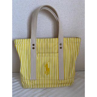 ラルフローレン  バック　イエロー　美品