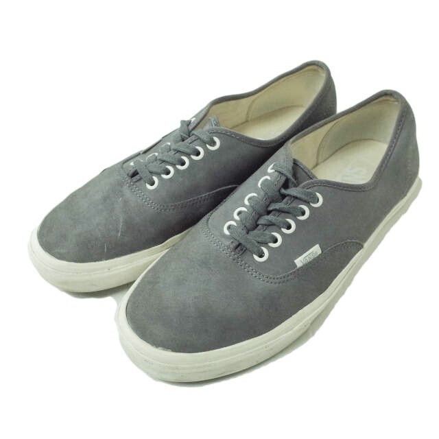 VANS x BEAUTY&YOUTH UNITED ARROWS x OCEANS バンズ ビューティーアンドユース ユナイテッドアローズ オーシャーンズ 別注 AUTHENTIC BYSP ヌバックレザー オーセンティック US10(28cm) グレー スニーカー シューズ【中古】【VANS ×