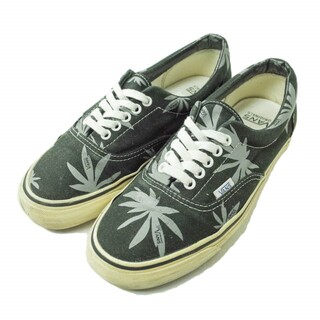 バンズボルト(VANS VAULT)のVANS VAULT ヴァンズ ボルト OG ERA LX PALM LEAF エラ パームリーフ US9(27cm) Black/White マリファナ キャンバス スニーカー シューズ【中古】【VANS VAULT】(スニーカー)