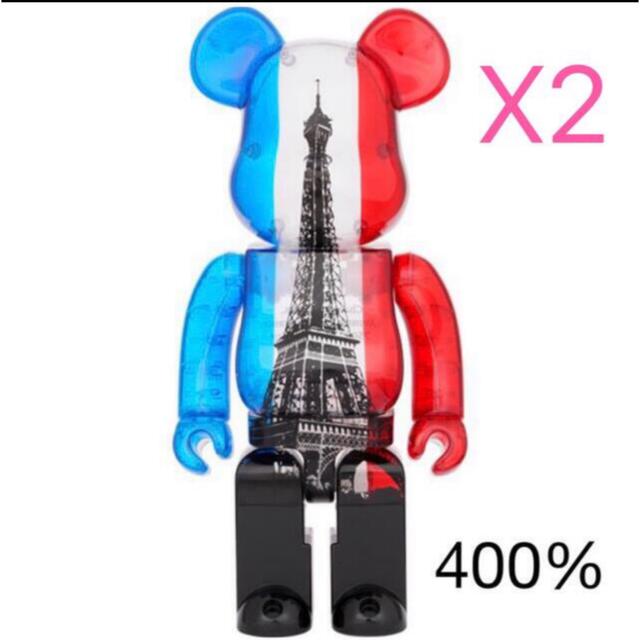 EIFFEL TOWER Tricolor Ver.BE@RBRICK 400%