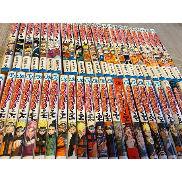 ナルト　NARUTO 漫画　セット　1〜62巻　オフィシャルブック付き エンタメ/ホビーの漫画(少年漫画)の商品写真