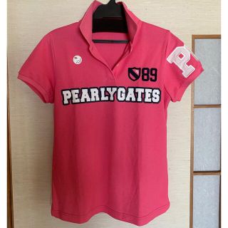 パーリーゲイツ(PEARLY GATES)のパーリーゲイツ ポロシャツ　ピンク0サイズ(ポロシャツ)