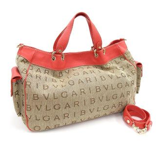 ブルガリ 2wayバッグ ショルダーバッグ(レディース)の通販 18点 送料込みライン BVLGARI ブルガリ 2WAYバッグ 黒 ナイロンキャンバス ロゴマニア ショルダーバッグ