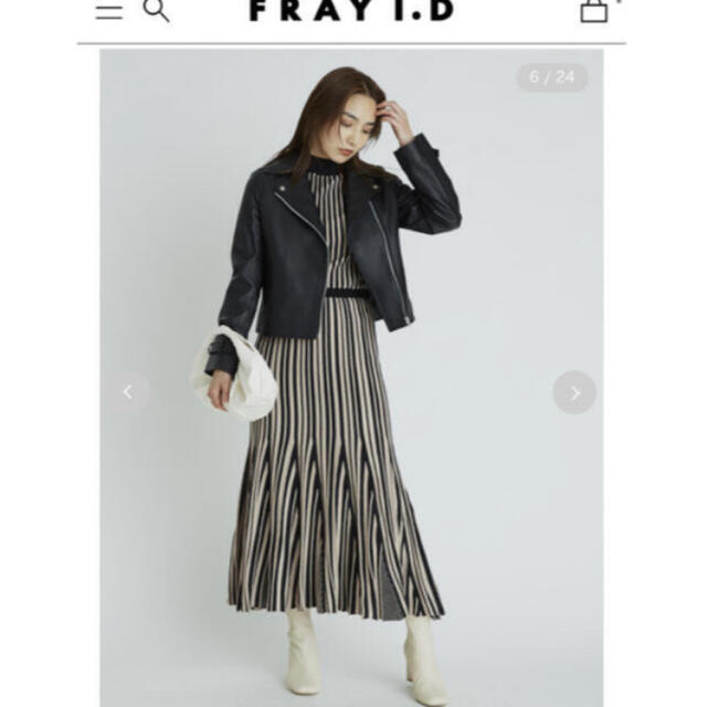 FRAY I.D レザーライダースジャケット