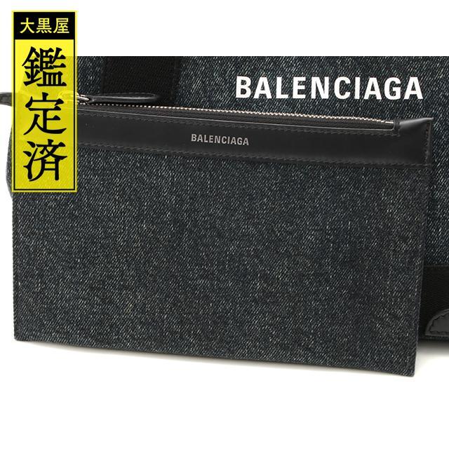 Balenciaga(バレンシアガ)のBALENCIAGA　ネイビーカバスS　ネイビー/ブラック　デニム　【432】 レディースのバッグ(トートバッグ)の商品写真