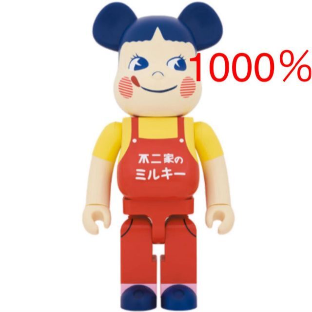 BE@RBRICK ホーロー看板 ペコちゃん 1000％ エンタメ/ホビーのフィギュア(アニメ/ゲーム)の商品写真