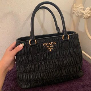 プラダ(PRADA)のPRADA プラダ ハンドバッグ レザー(ハンドバッグ)