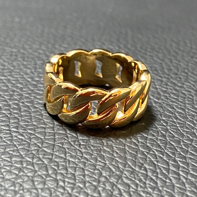 t-ace着用 18k gp マイアミチェーン リング ゴールド 13号の通販 by