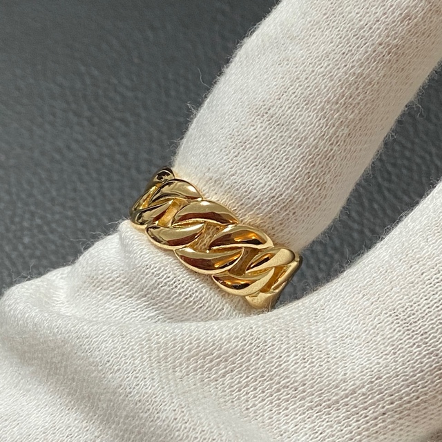 t-ace着用 18k gp マイアミチェーン リング ゴールド 13号の通販 by