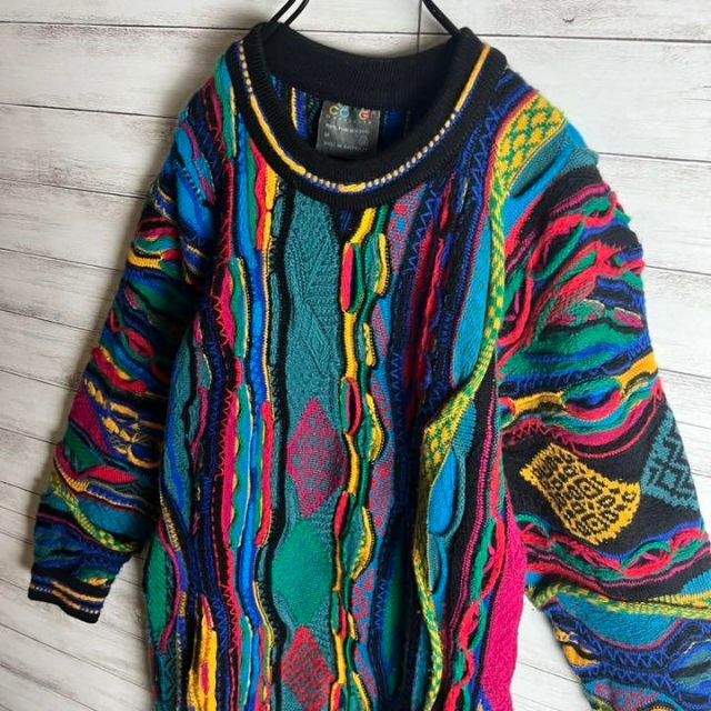 【激レア】coogi クージー 立体 編込み 3Dニット 即完売モデル 希少