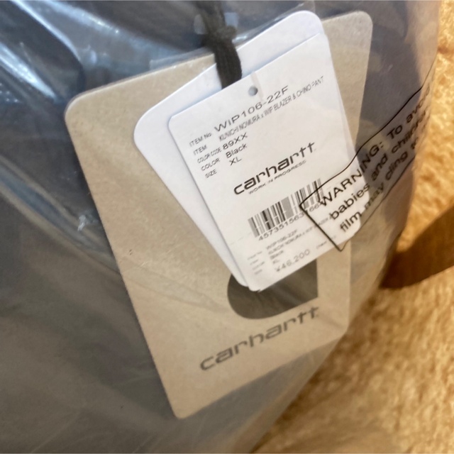 CARHARTT 野村訓市 BLAZER & CHINO PANT 黒 XL | casaronald.org.mx