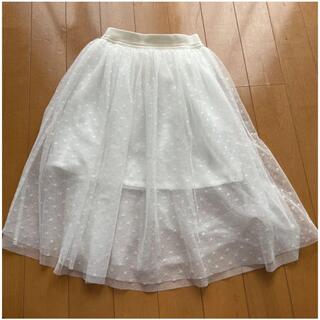 ジーユー(GU)の子供服　GU 水玉スカート  110(スカート)