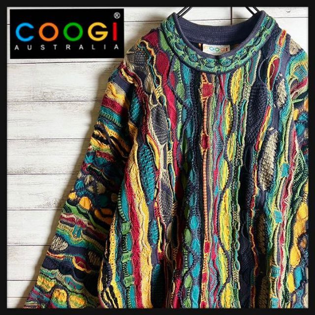 COOGI - 【激レア】coogi クージー 立体 編込み 3Dニット 即完売モデル 希少の通販 by Flow's shop｜クージーならラクマ