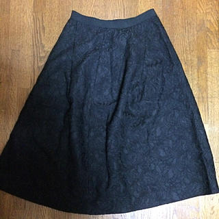 ザラ(ZARA)のZARA★レーススカート(ひざ丈スカート)